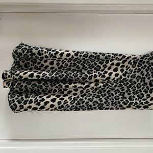 Zara Animal Print Maxi Skirt